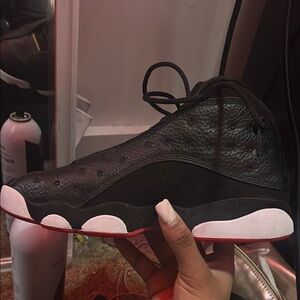 Black and Red Women's Athletic Shoes